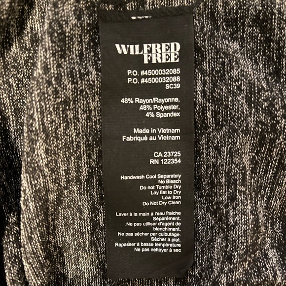 ARITZIA Wilfred Free Black Sleeveless Midi Dress - Picture 4 of 4